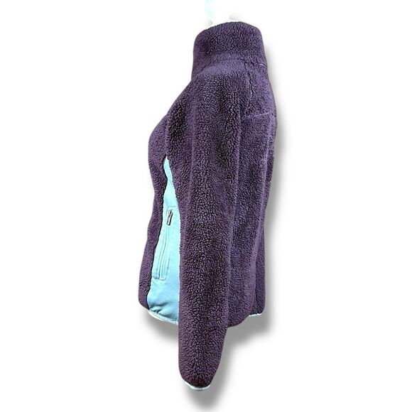 Columbia Fast Beauty Fleece Full Zip Jacket Womens Extra Small XS Purple Blue - Picture 8 of 12